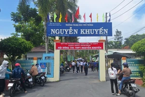 An Giang có hơn 21.400 thí sinh đăng ký dự thi tuyển sinh vào lớp 10 THPT năm học 2025 - 2026. (Ảnh: Trọng Nhân)