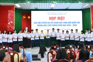 Học sinh An Giang tham dự kỳ thi chọn HSG quốc gia THPT năm học 2025 - 2026.