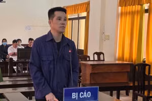 Danh Bé Lợi tại phiên tòa. Ảnh: Lữ Cảnh.