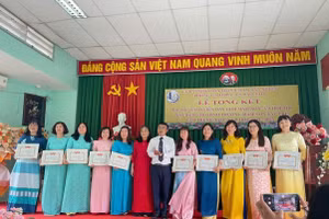 TP Long Xuyên (An Giang) tổng kết, trao giải Hội thi "Giáo viên mầm non dạy giỏi" năm học 2024 - 2025.