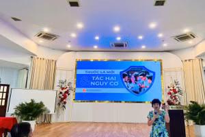 Bộ GD&ĐT bồi dưỡng nâng cao năng lực truyền thông tác hại thuốc lá trong trường học tại An Giang.