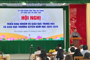 Hội nghị triển khai nhiệm vụ Giáo dục trung học và GDTX năm học 2025 - 2026 tại An Giang.