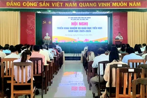 Hội nghị Triển khai nhiệm vụ năm học 2025 - 2026 cấp Tiểu học.