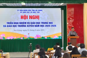 Hội nghị triển khai nhiệm vụ Giáo dục trung học và GDTX năm học 2025 - 2026 tại An Giang.