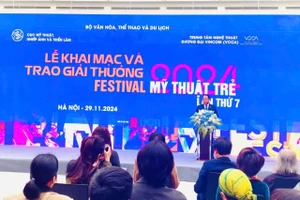 Lễ khai mạc và trao giải thưởng Festival Mỹ thuật trẻ lần thứ 7 năm 2024.