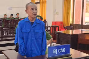 Toà tuyên phạt người đàn ông 15 năm tù về tội giết người. (Ảnh: Văn Vũ)