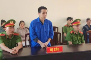 Nguyễn Văn Huy bị tuyên phạt 26 năm tù về tội "Giết người" và "Giao cấu với người từ đủ 13 đến dưới 16 tuổi". (Ảnh: Văn Vũ) 