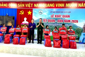 Xã Ô Lâm (tỉnh An Giang) tổ chức "Tết Quân - Dân" năm 2026.