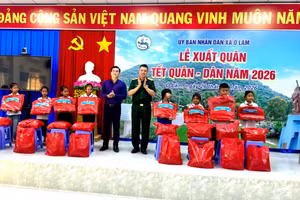 Xã Ô Lâm (tỉnh An Giang) tổ chức "Tết Quân - Dân" năm 2026.