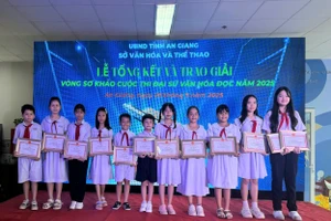Tỉnh An Giang trao giải Cuộc thi Đại sứ Văn hóa đọc năm 2025.