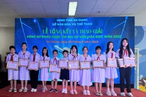 Tỉnh An Giang trao giải Cuộc thi Đại sứ Văn hóa đọc năm 2025.