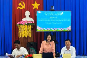 Bộ GD&ĐT khảo sát triển khai tăng cường tiếng Việt cho trẻ dân tộc tại An Giang