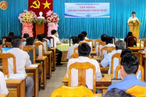 An Giang đẩy mạnh ứng dụng CNTT nâng cao chất lượng giáo dục. Ảnh: Trọng Nhân.