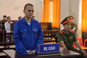 Trần Minh Xuông tại phiên toà. (Ảnh: Văn Vũ)