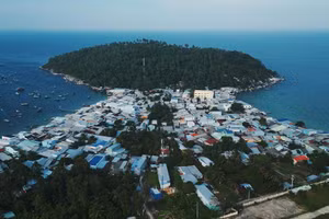 Một góc Hòn Sơn, đặc khu Kiên Hải (tỉnh An Giang).