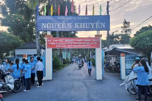 Kỳ thi tốt nghiệp THPT năm 2026, An Giang dự kiến có 81 điểm thi trên địa bàn toàn tỉnh. Ảnh: Trọng Nhân.