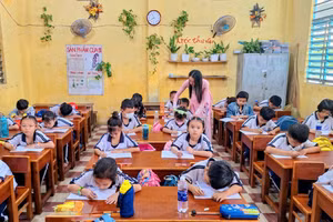 Sở GD&ĐT tỉnh An Giang hướng dẫn chi tiết công tác tổ chức kiểm tra, đánh giá định kỳ ở cấp Tiểu học. Ảnh minh họa.