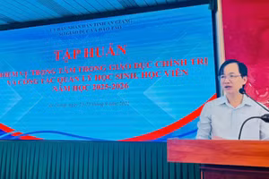 Khai mạc tập huấn nhiệm vụ trọng tâm trong giáo dục chính trị và công tác quản lý học sinh, học viên.