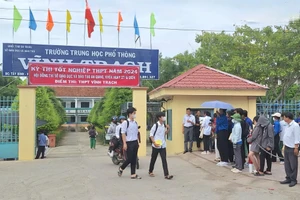 Kỳ thi tốt nghiệp THPT năm 2025, An Giang dự kiến có 48 điểm thi trên địa bàn toàn tỉnh. (Ảnh: Trọng Nhân)