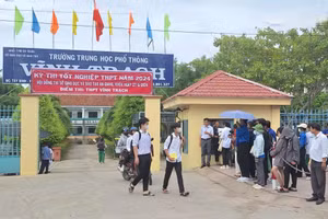 Kỳ thi tốt nghiệp THPT năm 2025, An Giang dự kiến có 48 điểm thi trên địa bàn toàn tỉnh. (Ảnh: Trọng Nhân) 