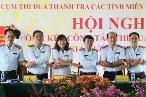 Cụm thi đua Thanh tra các tỉnh miền Tây Nam sông Hậu ký kết giao ước thi đua năm 2025.