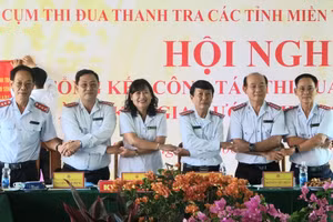 Cụm thi đua Thanh tra các tỉnh miền Tây Nam sông Hậu ký kết giao ước thi đua năm 2025.
