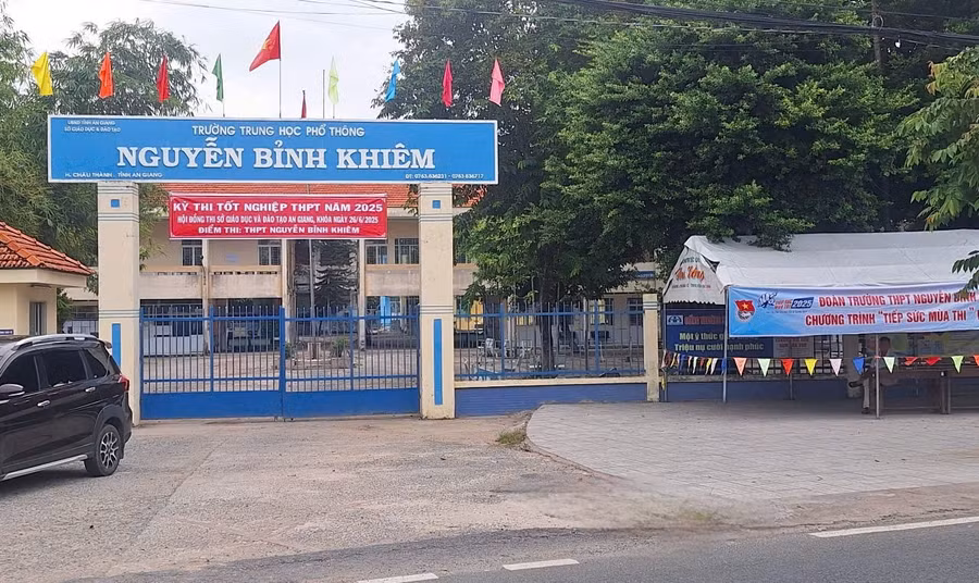 Các điểm thi trong tỉnh An Giang đã sẵn sàng cho Kỳ thi tốt nghiệp THPT năm 2025. Ảnh: Trọng Nhân.