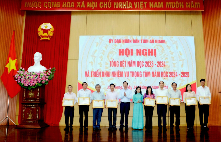 An Giang triển khai nhiệm vụ trọng tâm năm học 2024 - 2025.