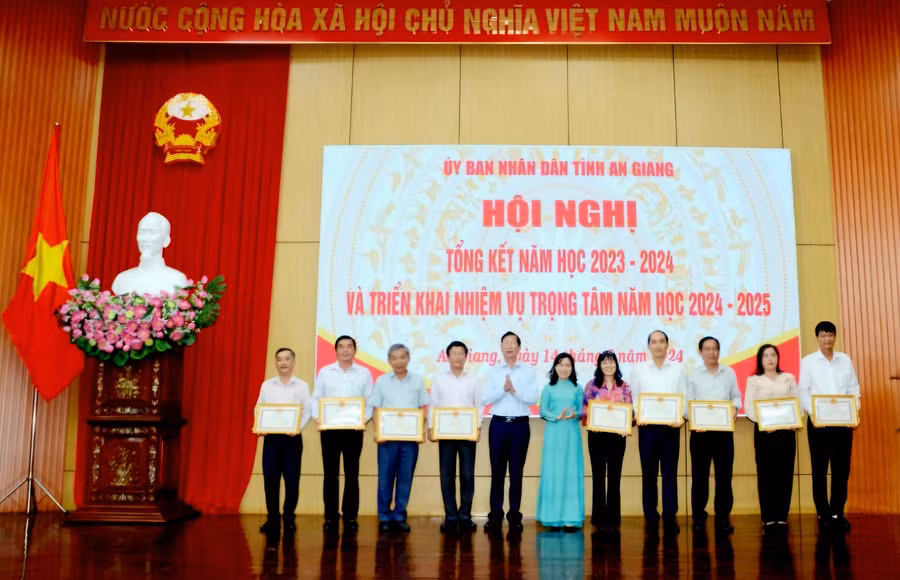 An Giang triển khai nhiệm vụ trọng tâm năm học 2024 - 2025.