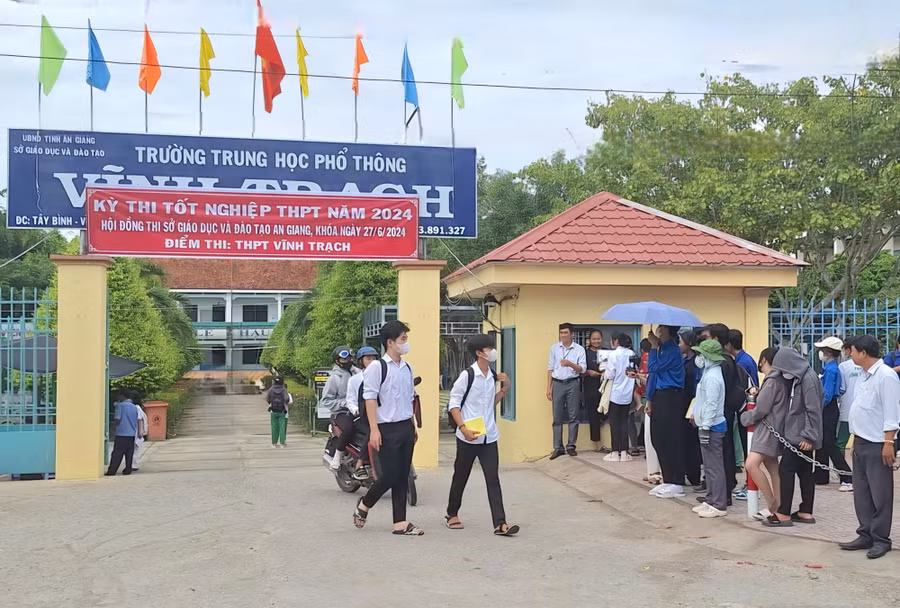 Kỳ thi tốt nghiệp THPT năm 2025, An Giang dự kiến có 48 điểm thi trên địa bàn toàn tỉnh. (Ảnh: Trọng Nhân) 