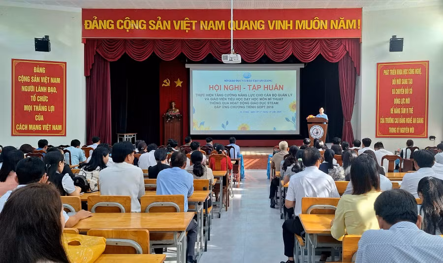 An Giang triển khai thực hiện dạy học nội dung giáo dục STEM/STEAM ở bậc Tiểu học.