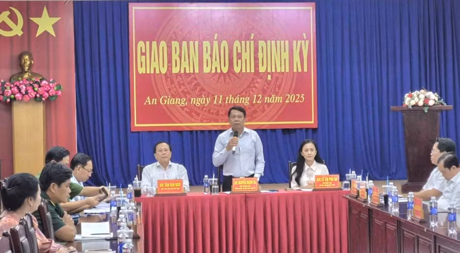An Giang họp giao ban báo chí định kỳ hàng tháng.