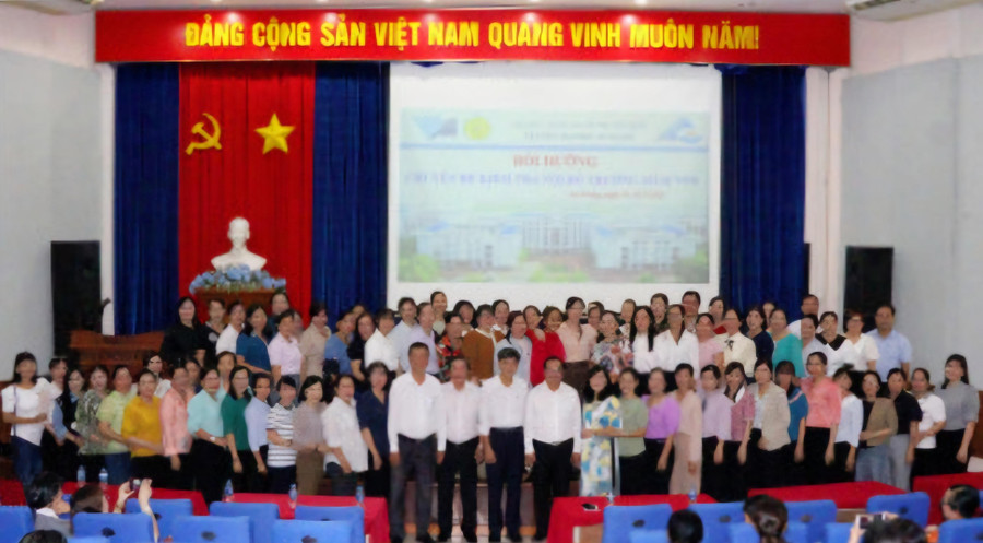 An Giang bồi dưỡng công tác kiểm tra nội bộ trường cho CBQL và GV trường mầm non.p