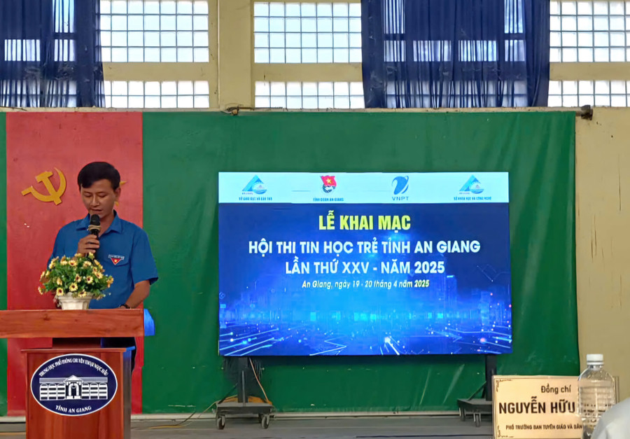 An Giang khai mạc Hội thi Tin học trẻ lần thứ XXV năm 2025