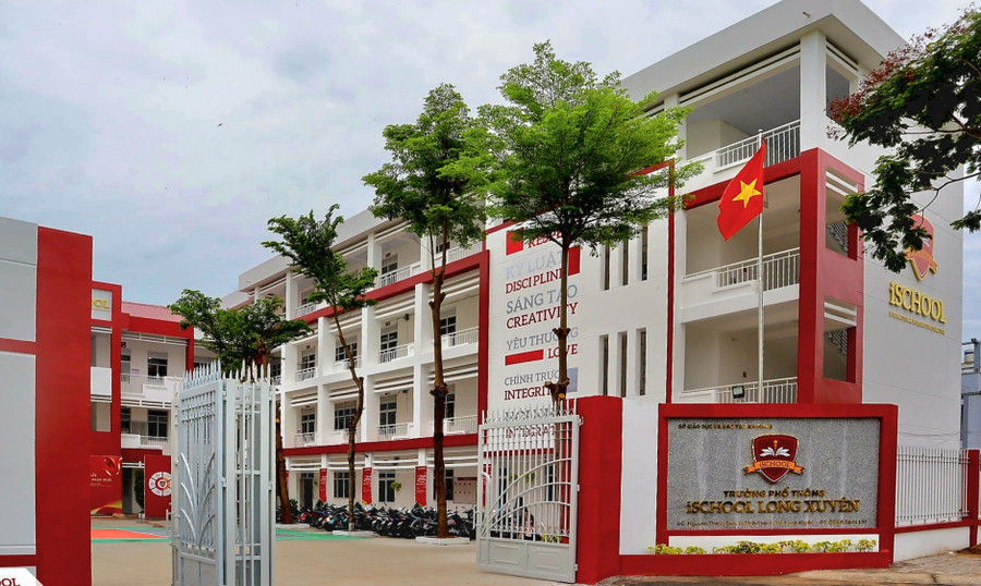 Trường Phổ thông iSchool Long Xuyên (An Giang) hướng tới mô hình "Ngôi trường hạnh phúc".