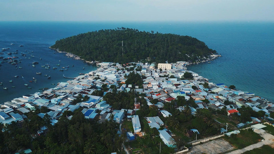 Một góc Hòn Sơn, đặc khu Kiên Hải (tỉnh An Giang).