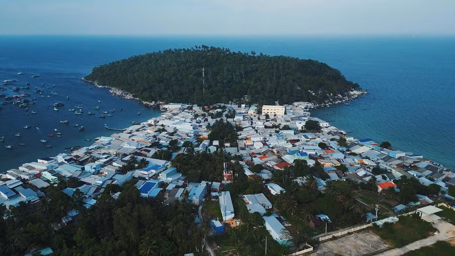 Một góc Hòn Sơn, đặc khu Kiên Hải (tỉnh An Giang).