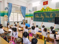 Cô, trò Trường TH Ngô Quyền, phường Ninh Kiều, TP Cần Thơ.