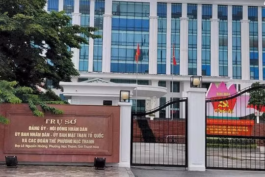 UBND tỉnh Thanh Hóa yêu cầu phường Hạc Thành tổ chức kiểm điểm, làm rõ trách nhiệm của các tập thể, cá nhân. 