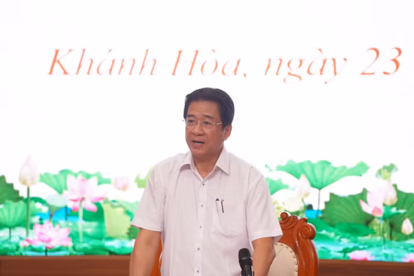 Phó Chủ tịch UBND tỉnh Khánh Hoà Nguyễn Long Biên. Ảnh: Cao Sơn