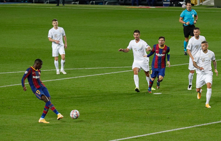 Ousmane Dembele ấn định thắng lợi 5-1 cho chủ nhà sau đường kiến tạo của Messi. Trước đó, cầu thủ người Pháp cũng chuyền dọn cỗ cho Pedri nâng tỷ số lên 4-1.