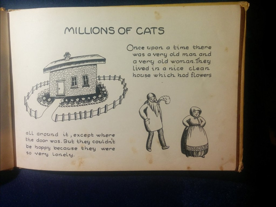 Cuốn sách Millions of Cats (1928) của Wanda Gag. Ảnh: Cufotvgames. Cuốn sách Millions of Cats (1928) của Wanda Gag. Ảnh: Cufotvgames.