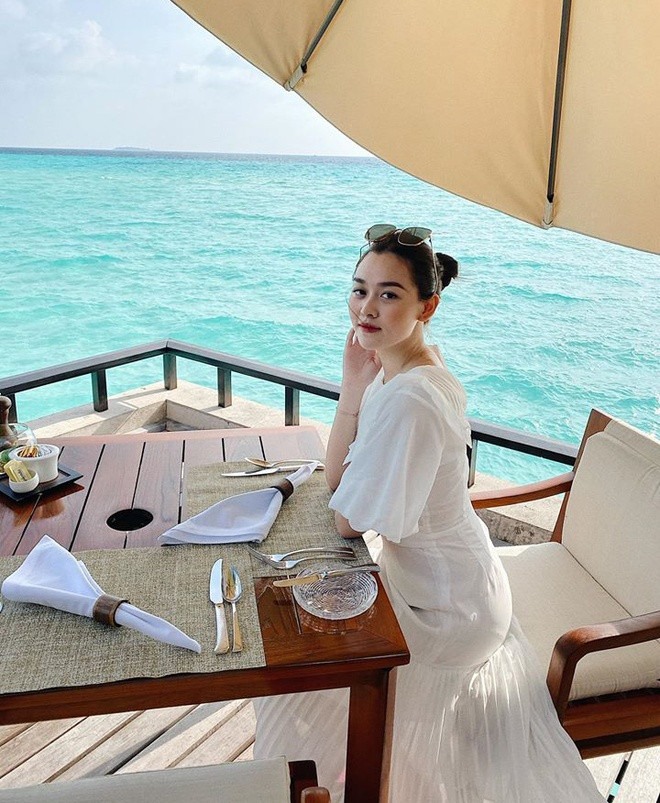 Tường San đăng ảnh du lịch Maldives hồi đầu năm nay. Tường San đăng ảnh du lịch Maldives hồi đầu năm nay.