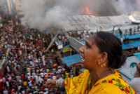 Cháy chợ ở Bangladesh, hàng trăm cửa hàng bị thiêu rụi