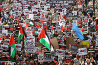 Chùm ảnh 100.000 người tuần hành ở London yêu cầu ngừng bắn Gaza 