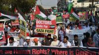 Chùm ảnh thế giới lên án cuộc chiến ở Gaza nhân Ngày Nhân quyền thế giới 