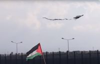 Hình ảnh những cánh diều trên bầu trời Gaza 