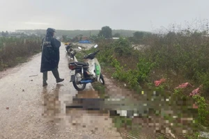 Ông H. bị sét đánh tử vong trên đường đi làm về.