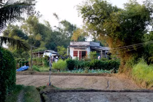 Ngôi nhà nơi xảy ra vụ việc.