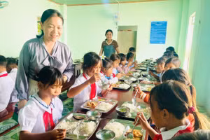 Học sinh bán trú tại Gia Lai. Ảnh minh họa.